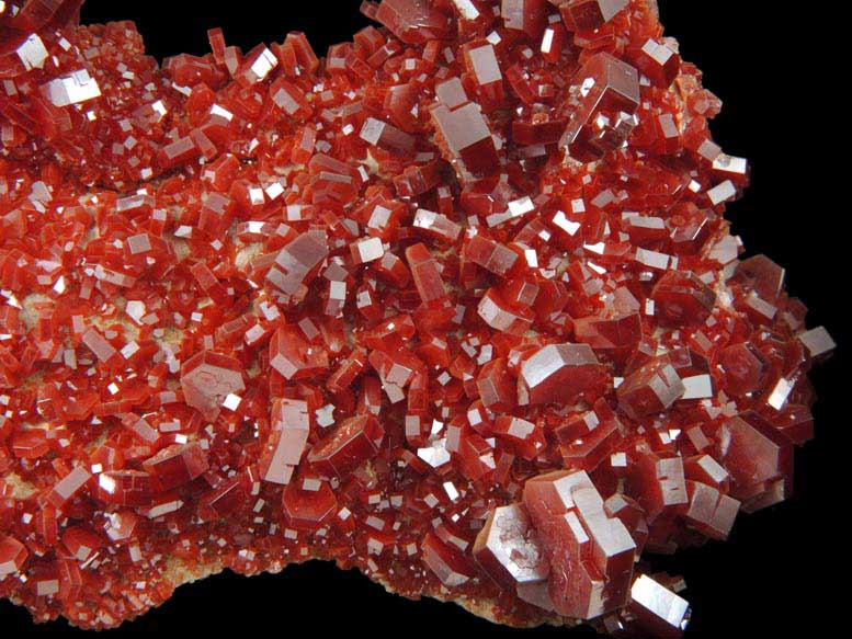 Vanadinite from Mibladen, Haute Moulouya Basin, Zeida-Aouli-Mibladen belt, Midelt Province, Morocco