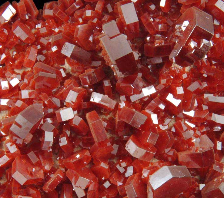 Vanadinite from Mibladen, Haute Moulouya Basin, Zeida-Aouli-Mibladen belt, Midelt Province, Morocco