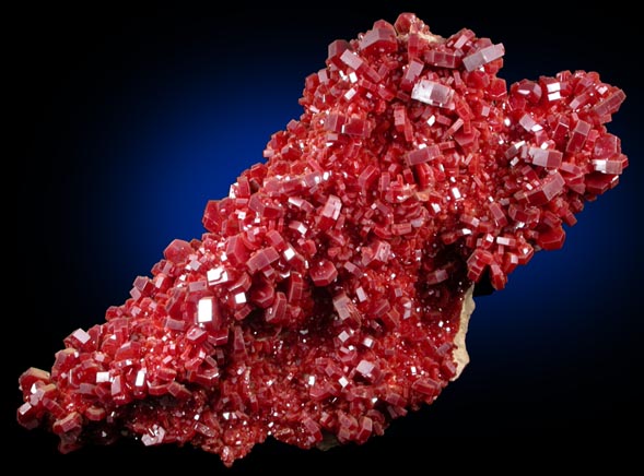 Vanadinite from Mibladen, Haute Moulouya Basin, Zeida-Aouli-Mibladen belt, Midelt Province, Morocco