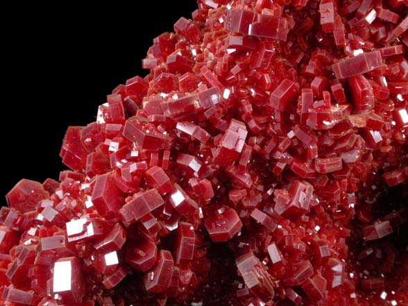 Vanadinite from Mibladen, Haute Moulouya Basin, Zeida-Aouli-Mibladen belt, Midelt Province, Morocco