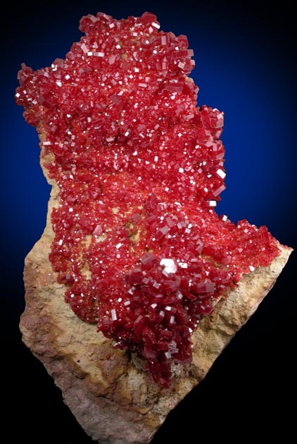 Vanadinite from Mibladen, Haute Moulouya Basin, Zeida-Aouli-Mibladen belt, Midelt Province, Morocco