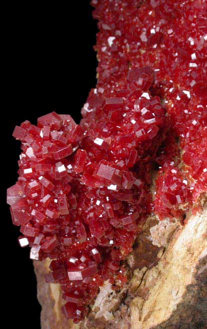 Vanadinite from Mibladen, Haute Moulouya Basin, Zeida-Aouli-Mibladen belt, Midelt Province, Morocco