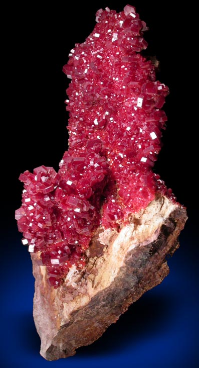 Vanadinite from Mibladen, Haute Moulouya Basin, Zeida-Aouli-Mibladen belt, Midelt Province, Morocco