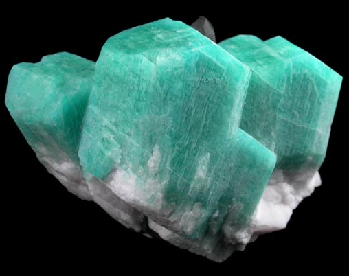 Microcline var. Amazonite with Smoky Quartz from Smoky Hawk Mine, Jewel Pocket, Florissant, Teller County, Colorado