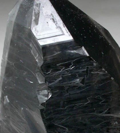 Quartz var. Smoky Quartz (Dauphin Law twin) from Glacier Peak Mines, Florissant, Teller County, Colorado