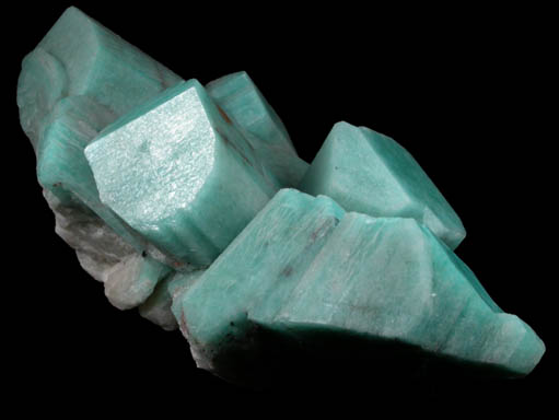 Microcline var. Amazonite from Smoky Hawk Mine, Florissant, Teller County, Colorado