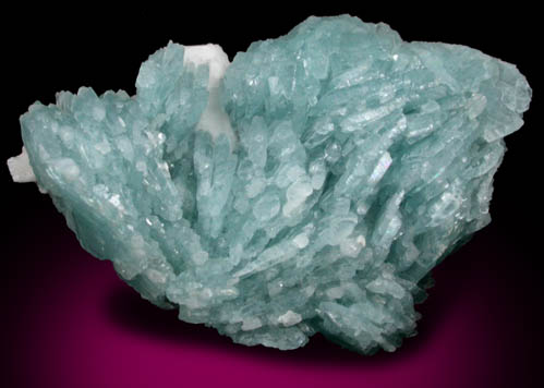 Albite var. Blue Cleavelandite from Lake Delmo area, Homestead Pass, Jefferson County, Montana