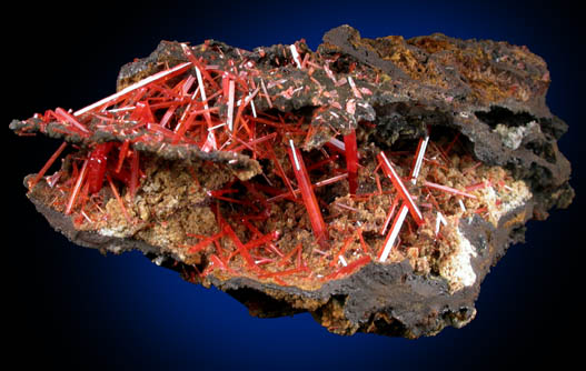 Crocoite from Adelaide Mine, Dundas, Tasmania, Australia