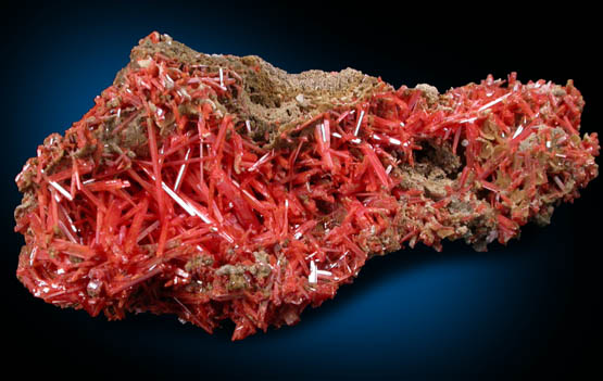 Crocoite from Adelaide Mine, Dundas, Tasmania, Australia