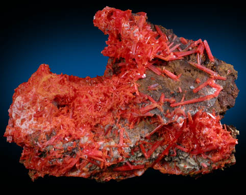 Crocoite from Adelaide Mine, Dundas, Tasmania, Australia