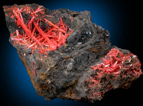 Crocoite from Adelaide Mine, Dundas, Tasmania, Australia