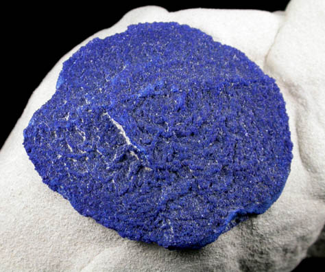 Azurite in clay matrix from Malbunka Mine, Areyonga, Northern Territory, Australia