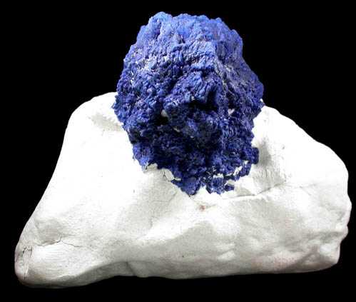 Azurite in clay matrix from Malbunka Mine, Areyonga, Northern Territory, Australia