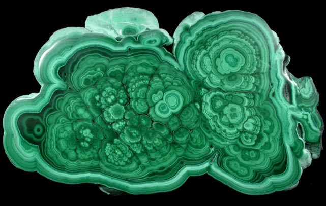 Malachite from Mashamba Mines, 10 km west of Kolwezi, Katanga Copperbelt, Lualaba Province, Democratic Republic of the Congo