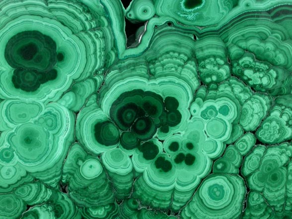 Malachite from Mashamba Mines, 10 km west of Kolwezi, Katanga Copperbelt, Lualaba Province, Democratic Republic of the Congo