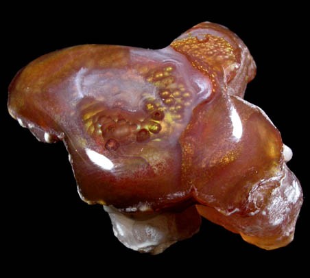 Quartz var. Fire Agate from Calvillo, Aguascalientes, Mexico