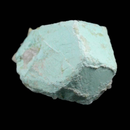 Turquoise pseudomorph after Beryl from Apache Canyon Mines, West Camp, Turquoise Mountains near Baker, California