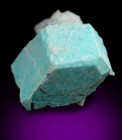 Turquoise pseudomorph after Beryl from Apache Canyon Mines, West Camp, Turquoise Mountains near Baker, California