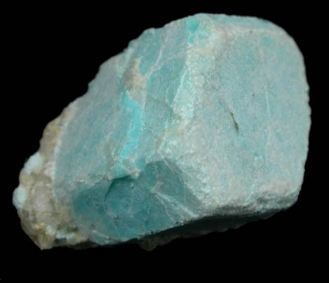 Turquoise pseudomorph after Beryl from Apache Canyon Mines, West Camp, Turquoise Mountains near Baker, California