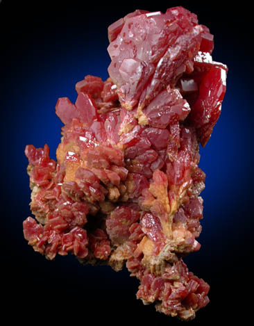 Vanadinite from Mibladen, Haute Moulouya Basin, Zeida-Aouli-Mibladen belt, Midelt Province, Morocco