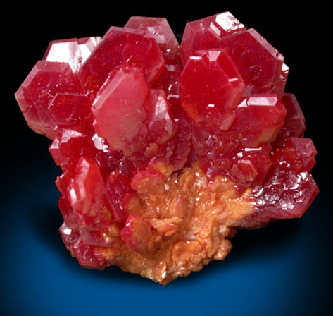 Vanadinite from Mibladen, Haute Moulouya Basin, Zeida-Aouli-Mibladen belt, Midelt Province, Morocco