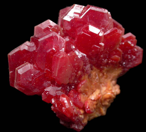 Vanadinite from Mibladen, Haute Moulouya Basin, Zeida-Aouli-Mibladen belt, Midelt Province, Morocco