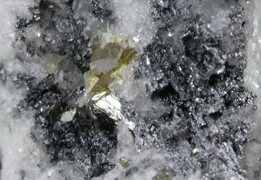 Dufrenoysite with Sphalerite and Chalcopyrite from Lengenbach Quarry, Binntal, Wallis, Switzerland (Type Locality for Dufrenoysite)