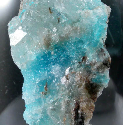 Ammineite (IMA 2008-032) on Halite from Caleta Pabellon de Pica, Punta Colina, Iquique Province, Chile (Type Locality for Ammineite)