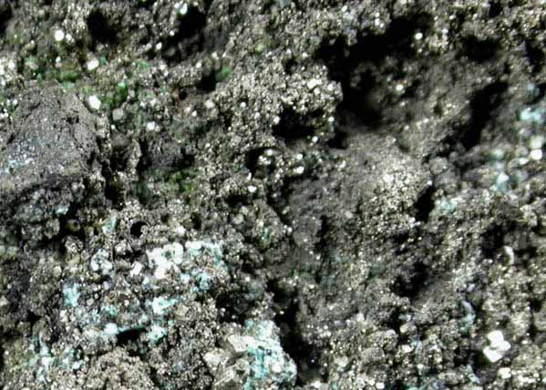 Pyrite (Black Smoker Formation) from 3300 meter depth, 6924'E-2239'S, Meso Zone, Triple Junction, Central Indian Ridge, Indian Ocean