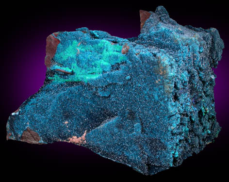 Cornetite, Malachite, Chrysocolla from L'Etoile du Congo Mine, Lubumbashi, Katanga Copperbelt, Haut-Katanga Province, Democratic Republic of the Congo (Type Locality for Cornetite)