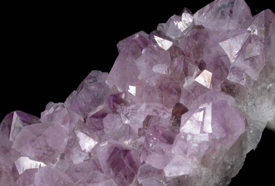 Quartz var. Amethyst Quartz from Height's Lodge Pocket, Screel Hill, Dumfries & Galloway, Scotland