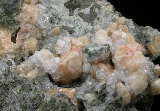 Gmelinite with Analcime from Glenarm, County Antrim, Northern Ireland (Type Locality for Gmelinite)