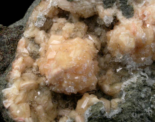 Gmelinite with Analcime from Glenarm, County Antrim, Northern Ireland (Type Locality for Gmelinite)