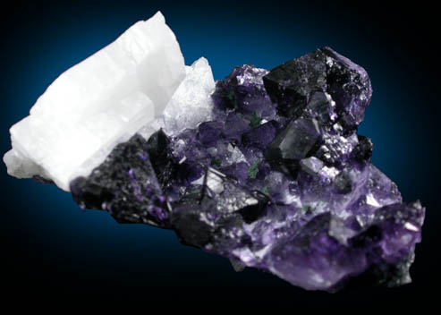 Fluorite with Barite from Kinvarra, Connemara, County Galway, Ireland