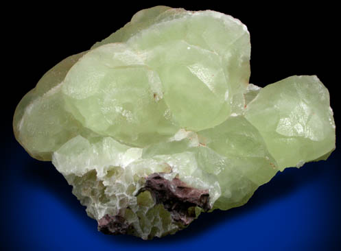 Prehnite with Native Copper from Boyleston Quarry, Barrhead, Strathclyde (Renfrewshire), Scotland