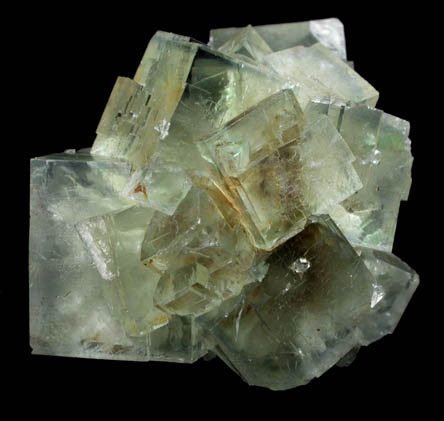 Fluorite from West Pastures Mine, Allison's Pocket, Flatt Drift, Weardale, County Durham, England