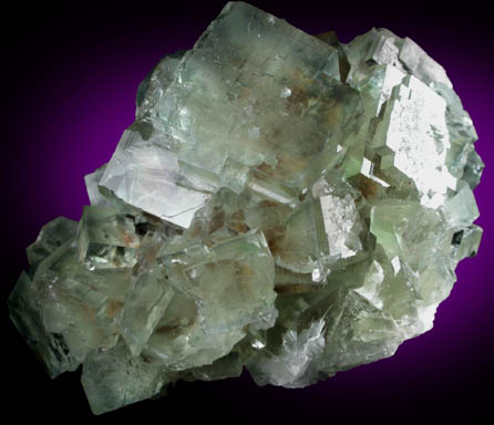 Fluorite from West Pastures Mine, Allison's Pocket, Flatt Drift, Weardale, County Durham, England