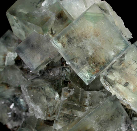 Fluorite from West Pastures Mine, Allison's Pocket, Flatt Drift, Weardale, County Durham, England