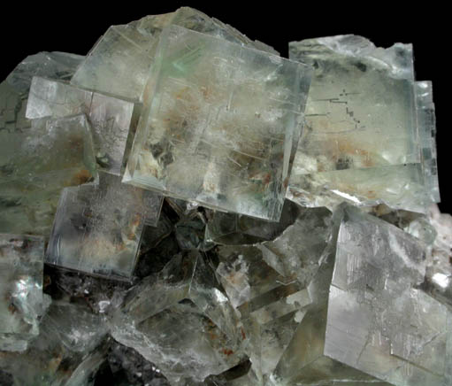 Fluorite from West Pastures Mine, Allison's Pocket, Flatt Drift, Weardale, County Durham, England