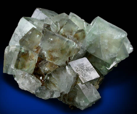 Fluorite from West Pastures Mine, Allison's Pocket, Flatt Drift, Weardale, County Durham, England