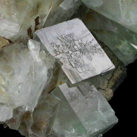 Fluorite from West Pastures Mine, Allison's Pocket, Flatt Drift, Weardale, County Durham, England