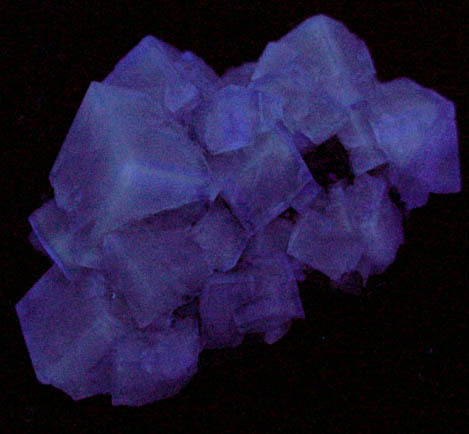 Fluorite from West Pastures Mine, Allison's Pocket, Flatt Drift, Weardale, County Durham, England