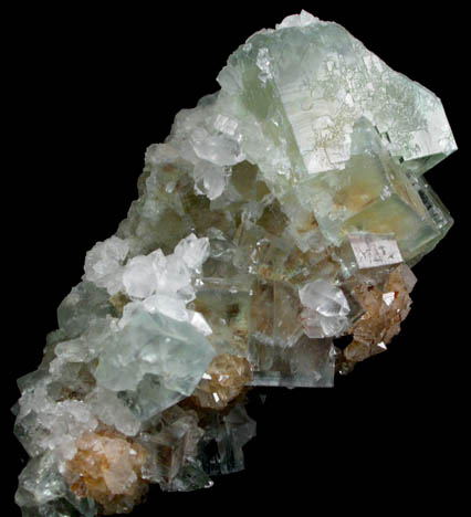 Fluorite and Quartz from West Pastures Mine, Allison's Pocket, Flatt Drift, Weardale, County Durham, England