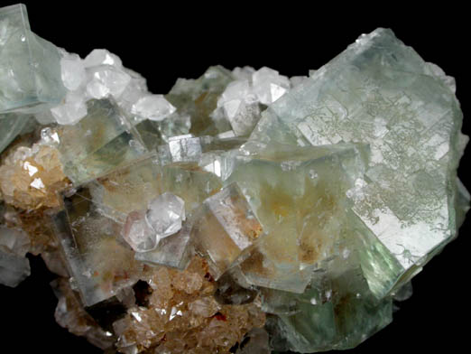 Fluorite and Quartz from West Pastures Mine, Allison's Pocket, Flatt Drift, Weardale, County Durham, England