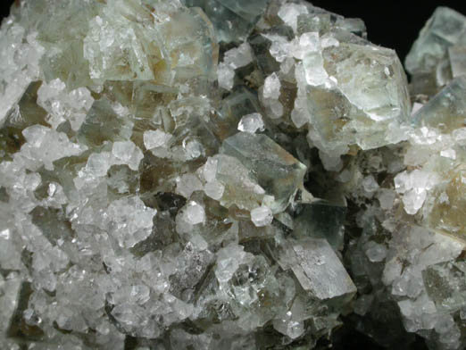 Fluorite and Quartz from West Pastures Mine, Allison's Pocket, Flatt Drift, Weardale, County Durham, England