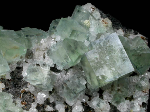 Fluorite and Quartz from West Pastures Mine, Allison's Pocket, Flatt Drift, Weardale, County Durham, England