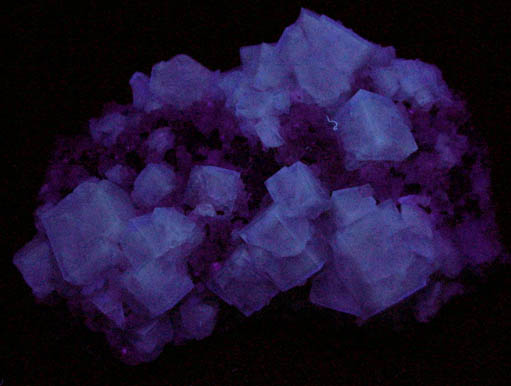 Fluorite and Quartz from West Pastures Mine, Allison's Pocket, Flatt Drift, Weardale, County Durham, England