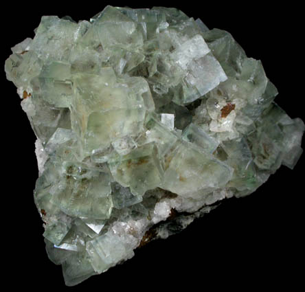 Fluorite from West Pastures Mine, Allison's Pocket, Flatt Drift, Weardale, County Durham, England