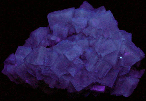 Fluorite from West Pastures Mine, Allison's Pocket, Flatt Drift, Weardale, County Durham, England