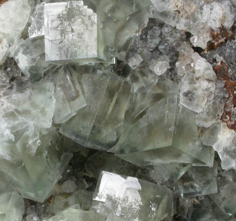 Fluorite from West Pastures Mine, Allison's Pocket, Flatt Drift, Weardale, County Durham, England